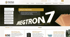 Desktop Screenshot of matrixelectronics.com